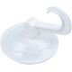 thumbnail image 2 of 5X Gancho Unico Colgadores de Pared para Uso de Armarios del Hogar de Plastico Blanco de 7 cm de Diametro con Ventosa, 2 of 9