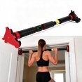 thumbnail image 1 of Pull Up Bar with Level Meter for Doorway, No-Screw Chin Up Bar, Adjustable Strength Training Pull-Up Bars, 440LB Capacity, 1 of 6