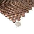 thumbnail image 3 of Cirkel 11.46 in. x 12.4 in. Matte Gold Porcelain Mosaic Wall and Floor Tile (9.87 sq. ft./case) (10-pack), 3 of 6