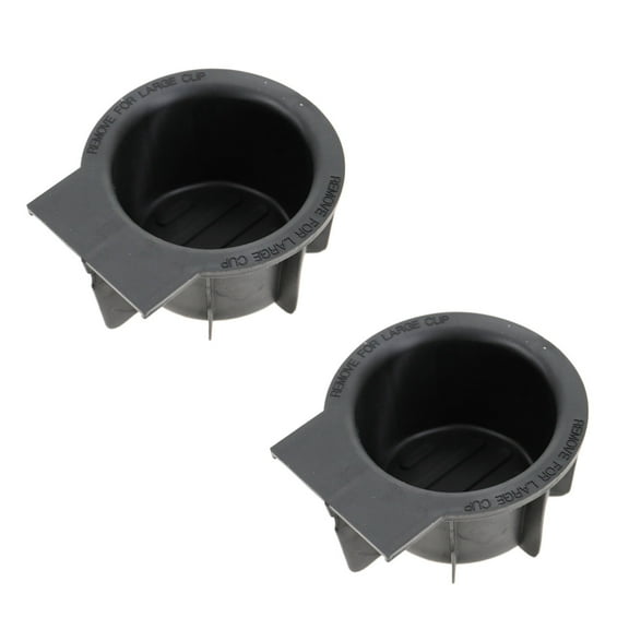 TRQ Dorman Center Console Mounted Cup Holder Insert Pair for ford Lincoln INA40824