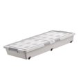 thumbnail image 1 of Caja de almacenamiento debajo de la cama, contenedor de almacenamiento debajo de la cama, organización multifuncional con cubierta para libros, juguet 100CMX50CMX13.5cm, 1 of 8