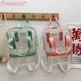 thumbnail image 2 of Mochila transparente de PVC para viaje, bolso escolar de seguridad, a la moda, para mujer Fivean unisex, 2 of 2