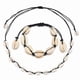 thumbnail image 1 of Conjunto de collar y pulsera de conchas naturales, gargantilla y pulsera de conchas, 2 piezas de collar y pulsera playeros de verano para mujer., 1 of 5