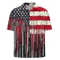thumbnail image 5 of Blusa y camisa de manga corta con cuello vuelto Camisa casual para hombre Camisa de bolos vintage de manga corta Camisas de verano Camisa abotonada Blusa para hombre Poliéster, 5 of 5