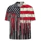 thumbnail image 5 of Blusa y camisa de manga corta con cuello vuelto Camisa casual para hombre Camisa de bolos vintage de manga corta Camisas de verano Camisa abotonada Blusa para hombre Poliéster, 5 of 5