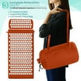 thumbnail image 5 of Sivan Health and Fitness Acupressure Mat and Pillow Set - Grounding Mat for Stress, Back & Neck Pain - Acupuncture Point Massage Mat for Muscle Relaxation, Sciatica, & Meditation - Includes Carry Bag, 5 of 7
