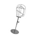 thumbnail image 5 of Soporte para exhibición de sombreros, estante de almacenamiento para el hogar, resistente, portátil, antideslizante, para deportes de béisbol plata, 5 of 9