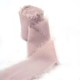 thumbnail image 1 of Edged Chiffon Ribbon Silk-Like Ribbons Wedding Invitation Bouquet Fabric Ribbons 4cmx5m Christmas Decoration Gift Wrapping, 1 of 7