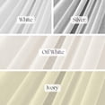 thumbnail image 2 of 1 Yard (Off White) Rich & Luxurious 4-Way Stretch Velvet – White, Silver, Off-White & Ivory | Perfect for Apparel & Decor | 58” Wide | Valentina Textile Inc., 2 of 2