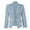 Light blue, variant on Denim Jacket for Women Clearance Women's Slim Fit Denim Tailored Double Breasted Pockets Jeans Jacket Going Out Tops for Women 2023 Trendy Light Blue L