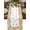 Gold, variant on Gold Poinsettia Flowers Table Runner, Winter Vintage Xmas Floral Leaves Washable Cotton Linen Table Runners 36 Inches Long, Dresser Scarf Runner for Nightstand/End Tables/Round Tables 13''x36''