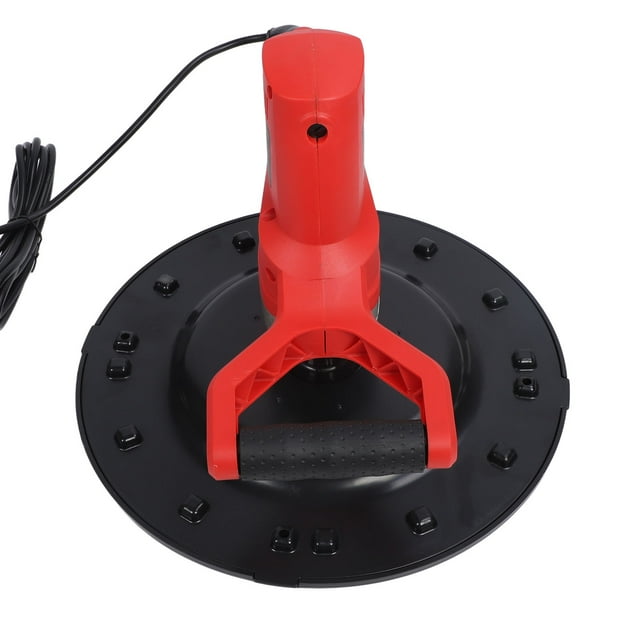 Wall Smoothing Polishing Machine, 390W Electric Concrete Cement Mortar Trowel with Telescopic Rod, 1-6 Levels Speed Adjustable, Multifunction Sander Grinder for Wall Plastering