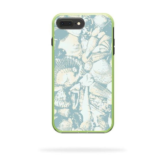 MightySkins LIFSLIP8PL-blue seashells Skin for Lifeproof Slam iPhone 8 Plus - Blue Seashells