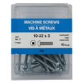 thumbnail image 2 of 50 Pack #10-32 x 3" Zinc Plated Round Machine Screws, 2 of 2