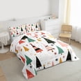 thumbnail image 4 of Homewish Boho Cartoon Xmas Tree Full Size Comforter Sets,Colorful Christmas Snowflake Bedding Comforter Set,Abstract Snwoflake Bedding Sets For Girl Boy,Luxury Bedroom Decor Reversible,3pcs, 4 of 9