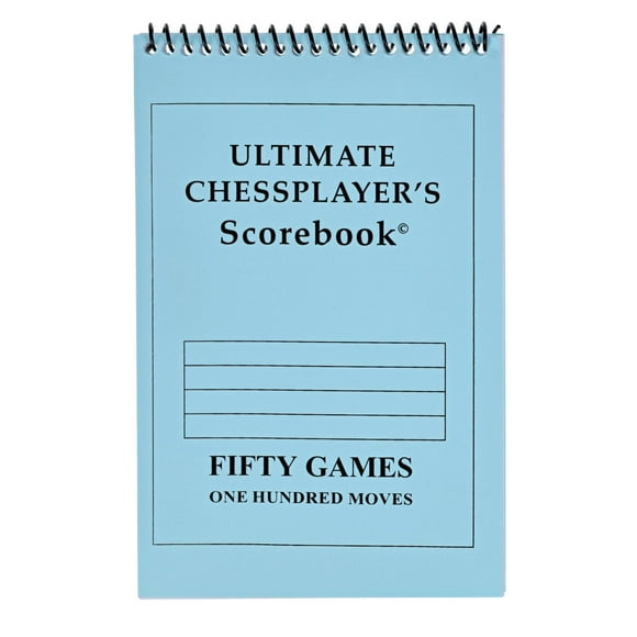 Libro de puntuación de ajedrez WE Games Ultimate Spiral Bound Paperback