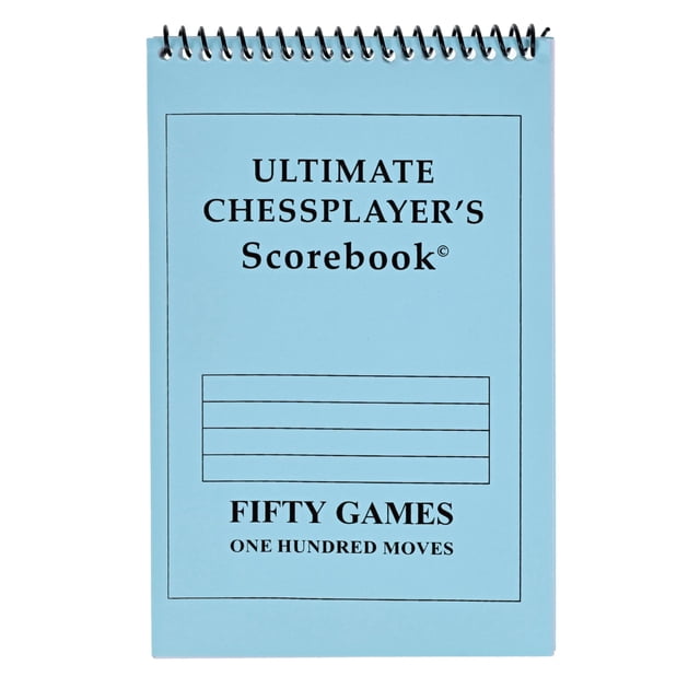 Libro de puntuación de ajedrez WE Games Ultimate Spiral Bound Paperback