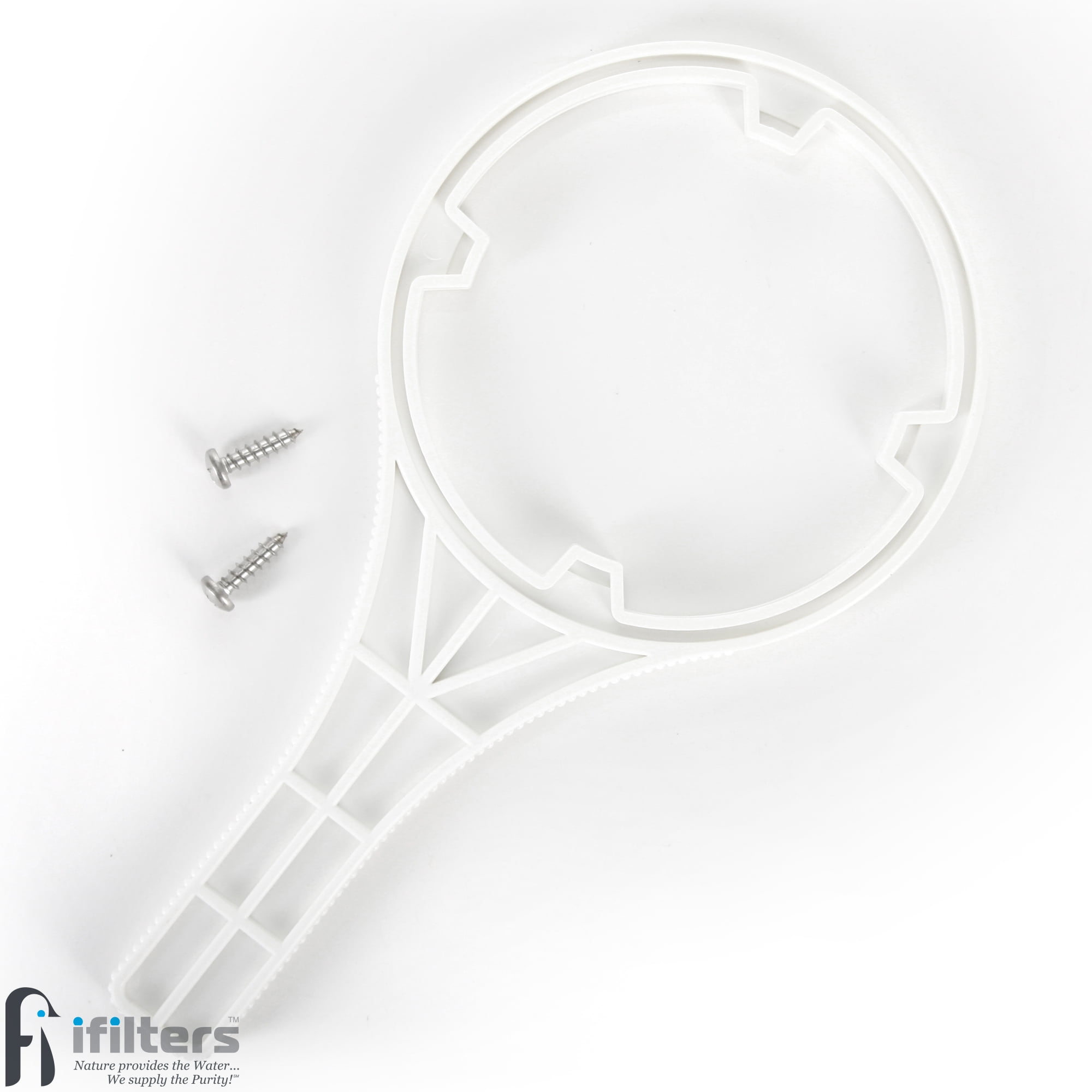 iFilters Whole House Sediment Filter System for Dirt, Sand, Silt, Rust and Scale - Clear Housing - 3/4" Ports - Pressure Relief Button