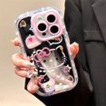 thumbnail image 2 of Popular entre las chicas, Hello Cute Kitty Cat, espejo de maquillaje, funda para teléfono móvil para PC para iPhone 15 14 13 12 Pro max, 2 of 4