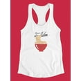 thumbnail image 3 of Happy Noodle Bowl Art Racerback Tank Women -Smartprints Designs, Female Small, 3 of 4