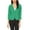 Green, variant on Women's Elegant Long Sleeve Blazer – Solid Button-Front Casual Style