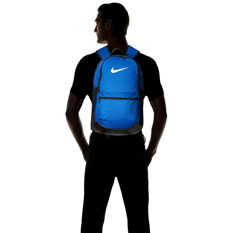 BA5329 480 UNISEX NK BRSLA M BKPK NIKE GAME ROYAL BLACK WHITE
