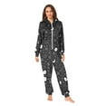 thumbnail image 4 of Adult Christmas Onesie Halloween Patterns Adult Zipper One-Piece Pajamas Unisex Pajamas with Pockets, 4 of 6