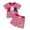 Outfits003_Red, variant on 2Pcs Baby Toddler Boy 4th of July Clothes 6 12 18 24 Months 2T 3T Lettered Flag Embroidery Striped Short Sleeves T-Shirt Elastic Shorts Outfits Set
