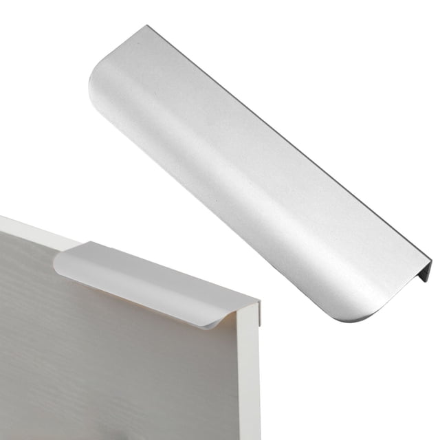 Kitchen Cabinet Handles, Finger Pulls for Cabinets Edge Pulls, Kitchen Hardware for Dresser Drawers Metal Alloy, R
