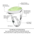thumbnail image 6 of Natural Prehnite Women Jewelry 925 Sterling Silver Ring, 6 of 10