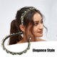 thumbnail image 2 of Diadema de perlas sintéticas Unique Bargains verde 0.59 pulgadas, 2 of 7