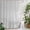 Gray, White, Silver, variant on Pink Botanical Shower Curtain - Water Repellent Fabric Shower Curtains Washable, Modern Farmhouse Striped Decorative Polyester Cloth Bathroom Curtains Modern Bath Decor 72"x84"