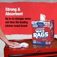 Sellars Toolbox Z400 White Rags 200Ct White 10"X13" Sht 6/Cs