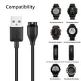 thumbnail image 4 of Charging Cable Fit for Garmin Vivoactive 3, EEEkit Replacement Charger Cord Fits for Garmin Vivoactive 3, D2 Charlie, Fenix 5S, Vivosport, 4 of 6