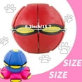 thumbnail image 5 of Dog Flying Disc Toy, Flying Saucer Ball for Dogs, Outdoor Games Red+Pink 2PCS, 5 of 11