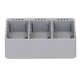 thumbnail image 3 of Hub De Carga De Batería De 3 Bahías, Gris A Prueba De Polvo 1 Para 3 Cargador De Batería De Carga Eficiente A Prueba De Golpes Con Indicador LED Para Batería De Drone Mini 3, 3 of 7