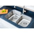 thumbnail image 5 of Wells Sinkware 32 in. 18 Gauge Undermount 60-40 Double Bowl Stainless Steel Kitchen Sink, 5 of 5