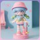 thumbnail image 2 of Figura Original popmart AZURA de Anime, caja ciega, guardarropa para niñas, serie de figuras de acción, caja misteriosa, sorpresa de Pvc, juguetes de regalo de Navidad, 2 of 4