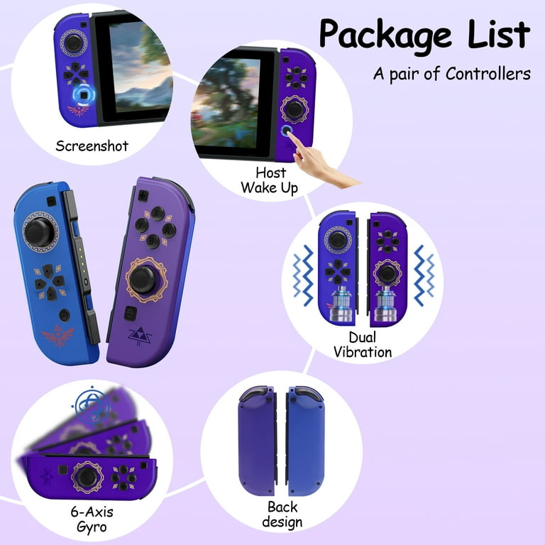 Amazon.com: Joy-Con (L)/(R) - Pastel Purple/Pastel Green