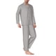 thumbnail image 2 of Balery Gary Pijama para Hombre de Dos Piezas con Manga Larga, Conjunto de Dormir y Descanso Suave con Bolsillos-Large, 2 of 7