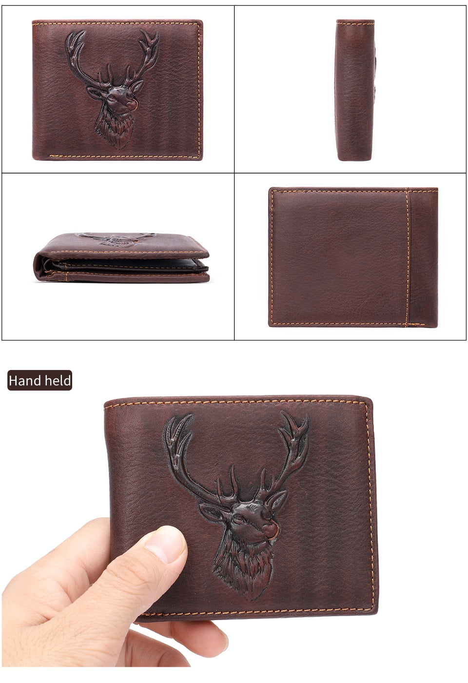 Handmade Leather Front Pocket Wallet | Buffalo Billfold Company