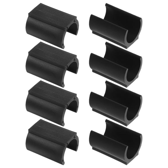 LEORX 8Pcs Easy Installation Chair Leg Protectors for Furniture Legs U Shaped Plastic