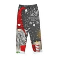 thumbnail image 4 of Balery Traditional Scandinavian Dwarf print Women's Pajama Pants,Ultra Lightweight Pjs,Lounge Pant-Medium, 4 of 9