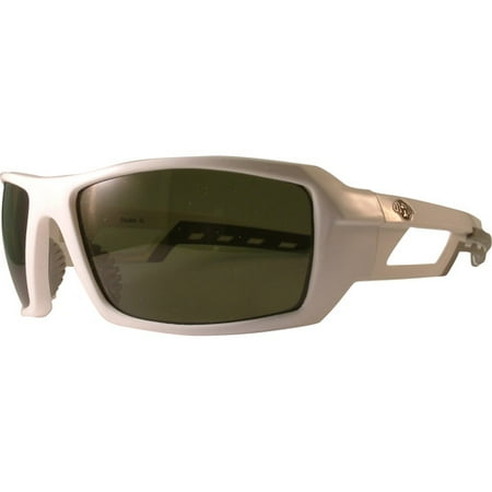 Solar Bat Double XL Polarized Sunglasses, White