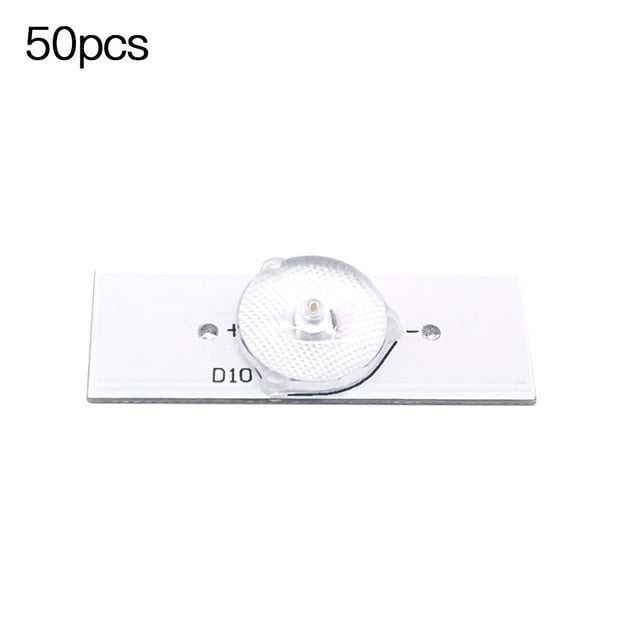 DC 3V LED Light Bead SMD Cuentas de lámpara con filtro de lente óptica para reparación de TV LED de 32-65 pulgadas 50 Piezas Noticed EL5474-00