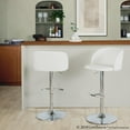 thumbnail image 5 of LumiSource Fran Adjustable Barstool - Set of 2, 5 of 10