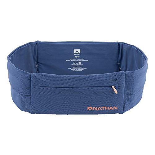 Bounce Free Pouch / Lightweight / Runners Fanny Pack Nathan Running Belt – The Zipster Lite – Waist Pack with 2 Zippers Android Fits all iPhones Samsung For Men and Women. 