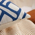 thumbnail image 3 of Geometric Links Accent Decorative Pillow (With/Without Inserts) 18"x18" Set of 2, 3 of 7