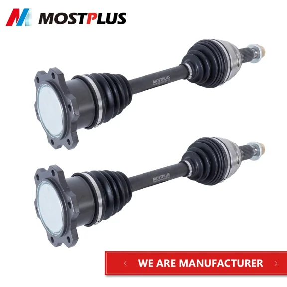 MOSTPLUS Pair Front CV Axle for Cadillac Escalade Chevy Silverado 1500 GMC Yukon 6 Lugs