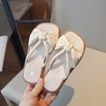 thumbnail image 7 of 9-10 Years Little Big Girls Sandals Soft Sole Anti-Slip Summer Princess Dress Toddler Shoes Baby Girls Cute Bow Non-slip Soft Sole Beach Roman Sandals Slippers Beige, 7 of 7